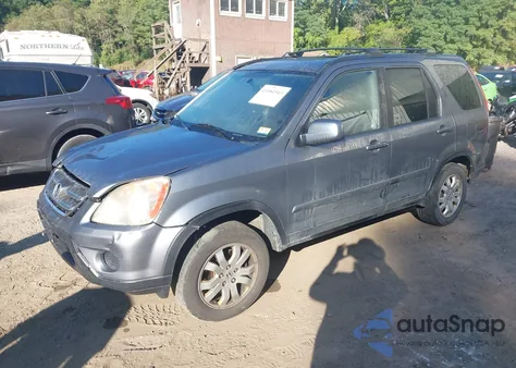 2006 Honda Cr-V Se из США, поврежденный, VIN SHSRD78976U429680